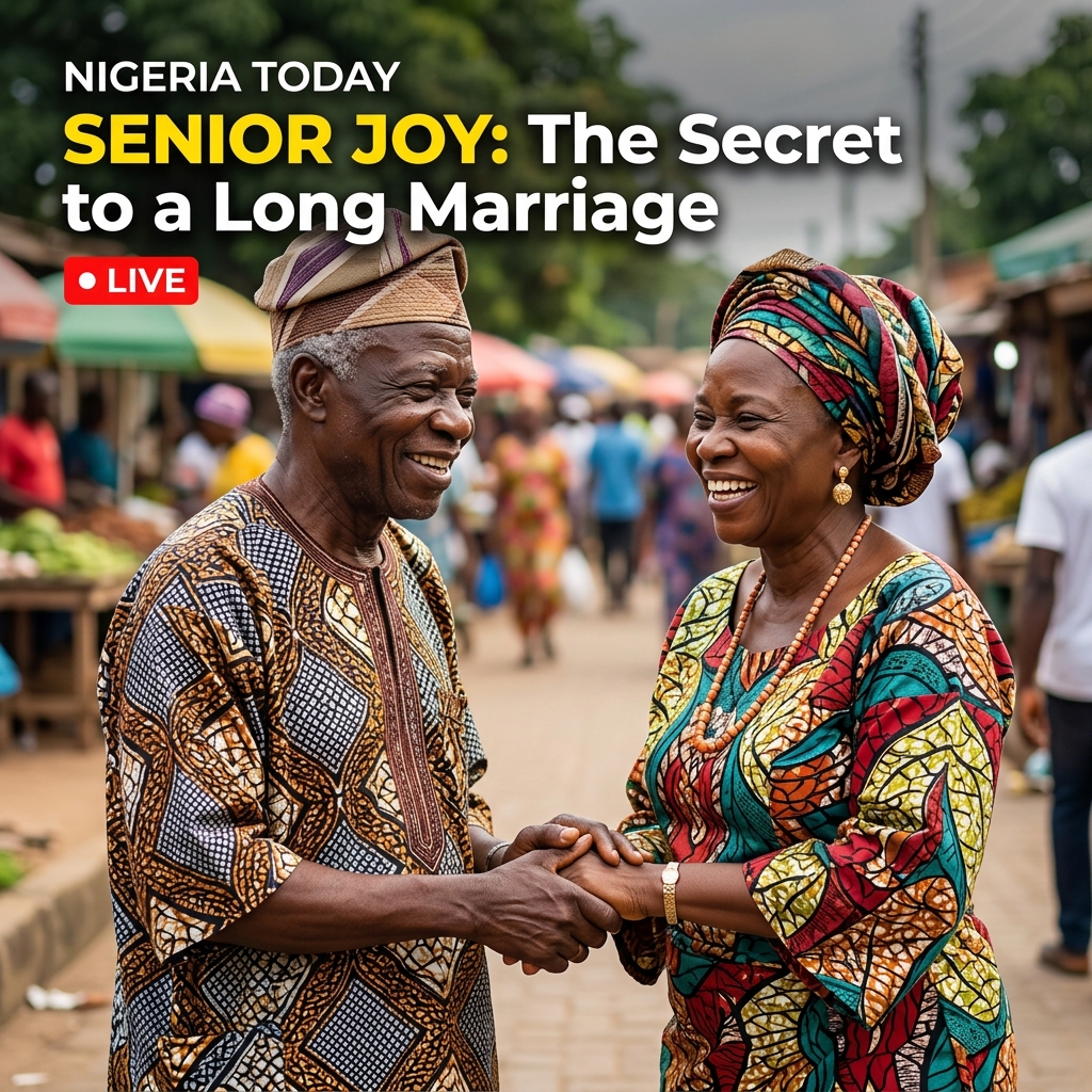 Older couple smiling